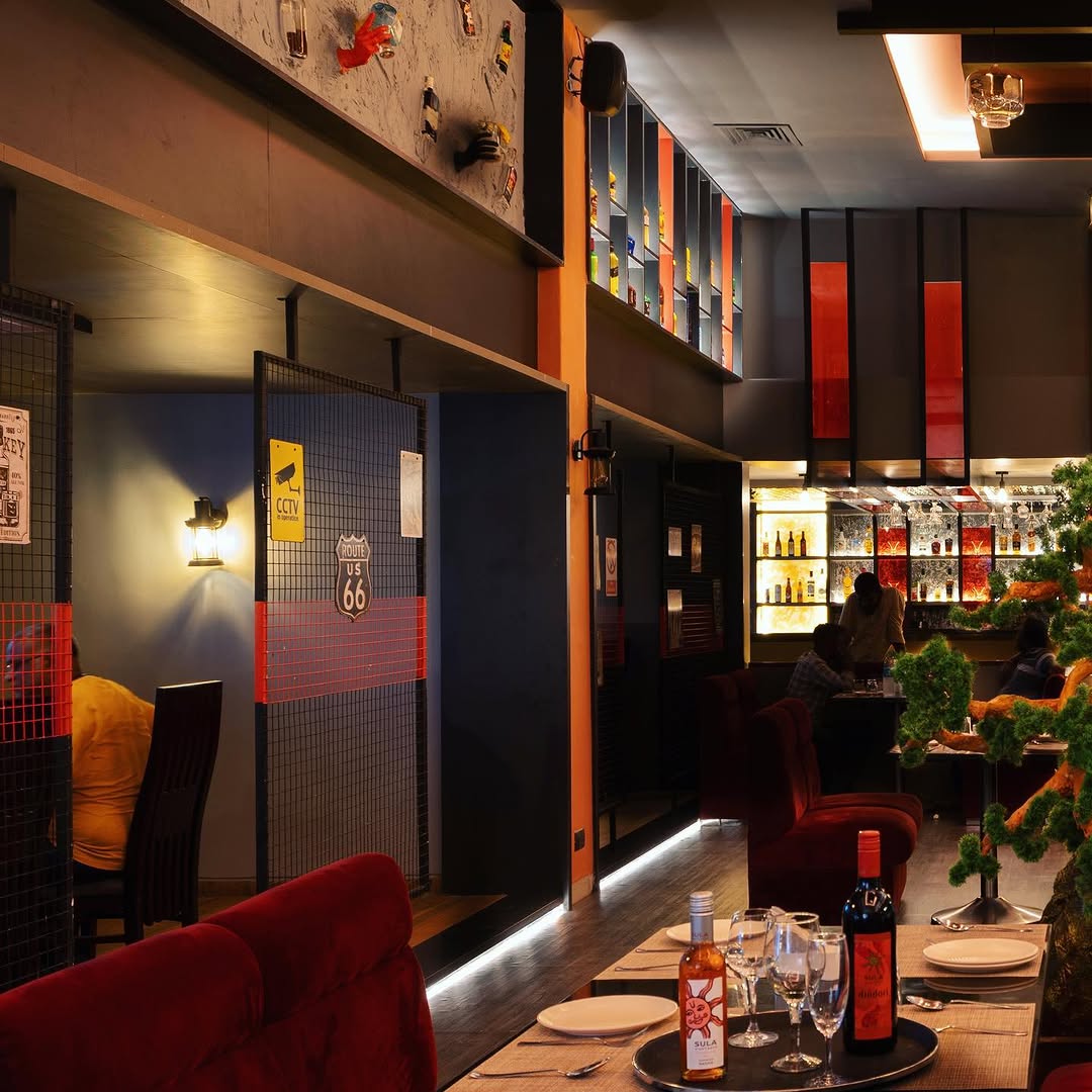City Symphony — Bar & Restaurant — Interiors, Bangalore, India, 2023. MERAKI_Studio, Nanded.
